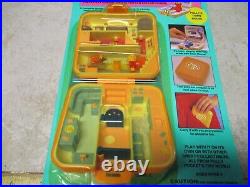 Polly Pocket 1989 Vintage Polly's Townhouse Orange Compact COMPLETE MOC New