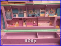 Polly Pocket 1990 Pencil Case + Giant Wedding Heart With Broken Hinge+ Figures