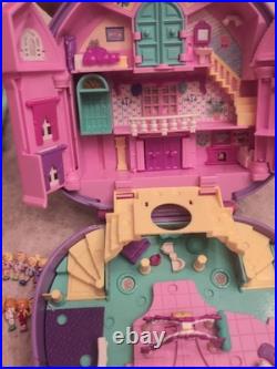 Polly Pocket 1990 Pencil Case + Giant Wedding Heart With Broken Hinge+ Figures