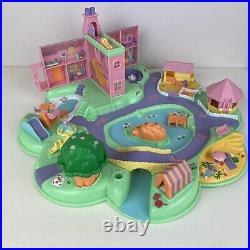 Polly Pocket 1991 Polly's Dream World with Box missing 2 Dolls and 1 animal