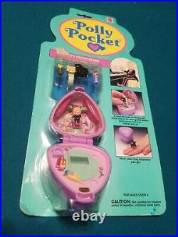 Polly Pocket 1991 Vintage Grand Piano Ring And Case Mint In Package