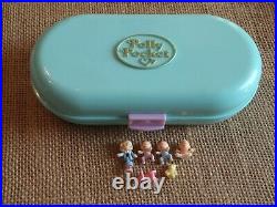 Polly Pocket 1992 Bluebird Babysitting Stamper Nursery Baby Compact Complete D2