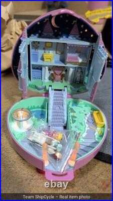 Polly Pocket 1992 Working Vintage Bluebird Starlight Castle Complete wS G2U