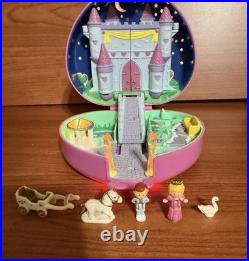 Polly Pocket 1992 Working Vintage Bluebird Starlight Castle? Complete withSwan