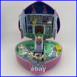 Polly Pocket 1992 Working Vintage Bluebird Starlight Castle Complete withSwan