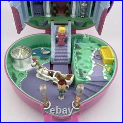 Polly Pocket 1992 Working Vintage Bluebird Starlight Castle Complete withSwan