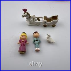 Polly Pocket 1992 Working Vintage Bluebird Starlight Castle Complete withSwan