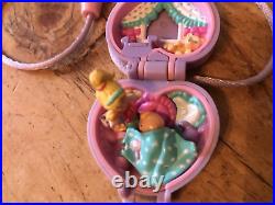 Polly Pocket 1993 Baby And Blanket Locket With Figures