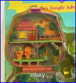 Polly Pocket 1996 Jungle Adventure With Free Adventure Book Vintage Damage Pckg