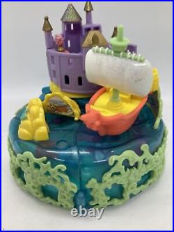 Polly Pocket 1996 Vintage Little Mermaid Ariel Undersea Kingdom Castle WithPeople