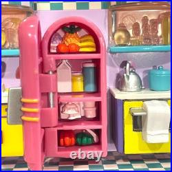 Polly Pocket 1999 Vintage Dream Builders Deluxe Mansion Playset With Accessories