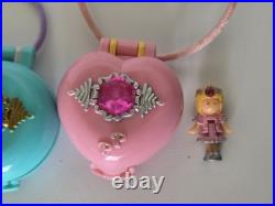 Polly Pocket 2 Pack Pretty Present and Dress Up Lockets Complete