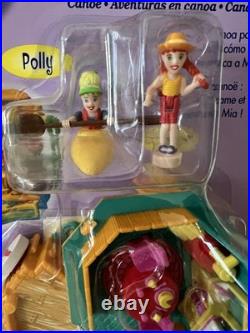 Polly Pocket ACTION PARK Collection CANOE Playset 1998 Vintage Bluebird