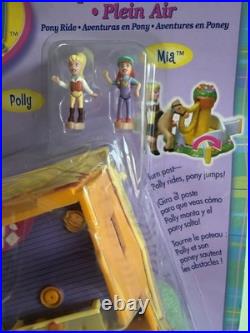 Polly Pocket ACTION PARK Collection PONY RIDE Playset 1998 Vintage NEW Sealed