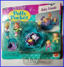 Polly Pocket BABY FRIENDS New & SEALED Bluebird RARE! 1996