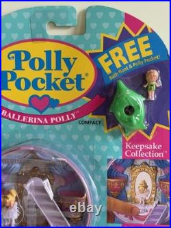 Polly Pocket BALLERINA POLLY Grand Ballet Compact 1989 Vintage Bluebird MOC NEW