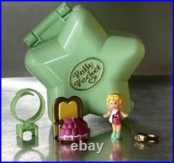 Polly Pocket BEAUTY PAGEANT Ring & Case 100% COMPLETE 1992 Vintage Bluebird
