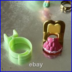 Polly Pocket BEAUTY PAGEANT Ring & Case 100% COMPLETE 1992 Vintage Bluebird