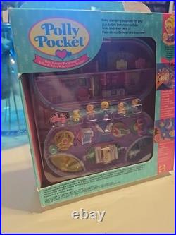 Polly Pocket Baby Stampin Playground Blue Vintage, Compact. New In Packaging