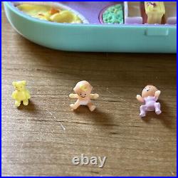 Polly Pocket Babysitting Stamper Play Set Complete Excellent Bluebird Vintage