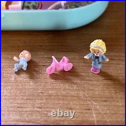 Polly Pocket Babysitting Stamper Play Set Complete Excellent Bluebird Vintage
