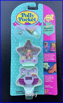 Polly Pocket Bathing Beauty Pageant and ring set Bluebird Toys Sealed NEW