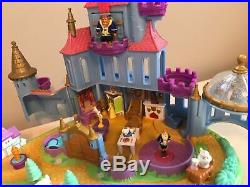 Polly Pocket Beauty/ The Beast Castle Vintage Disney 100% COMPLETE All Figures
