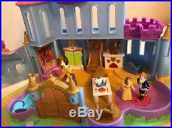 Polly Pocket Beauty/ The Beast Castle Vintage Disney 100% COMPLETE All Figures