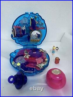 Polly Pocket BlueBird 1996 Crystal Bubble Bubbly Bath Sparkle Surprise Complete