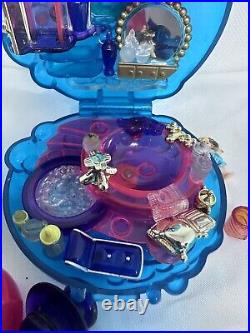 Polly Pocket BlueBird 1996 Crystal Bubble Bubbly Bath Sparkle Surprise Complete