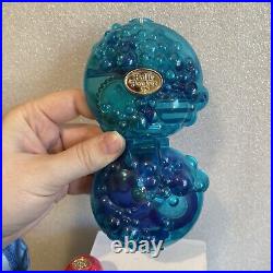 Polly Pocket BlueBird 1996 Crystal Bubble Bubbly Bath Sparkle Surprise Complete