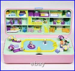 Polly Pocket Bluebird 1989 Polly's Pool Party Playset 100% Complete VGC Vintage