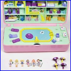 Polly Pocket Bluebird 1989 Polly's Pool Party Playset 100% Complete VGC Vintage