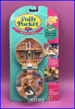 Polly Pocket Bluebird BEACH PARTY Compact NEW MOC 1989 Vintage Bluebird Polly Pocket Bluebird BEACH PARTY Compact NEW MOC 1989 Vintage Bluebird