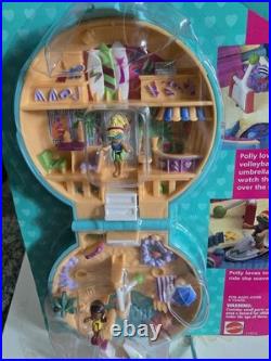 Polly Pocket Bluebird BEACH PARTY Compact NEW MOC 1989 Vintage Bluebird