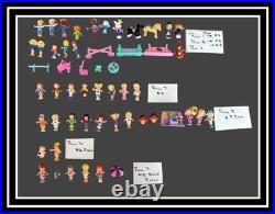 Polly Pocket Bluebird Large Lot Of Figures Selling Each Or All Read
