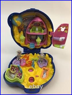 Polly Pocket Bluebird Minnie Mouse Space Playcase 4 Figures complete 1996