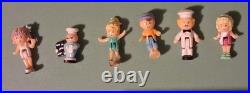 Polly Pocket Bluebird Rare Dolls Vintage Lot Of 6