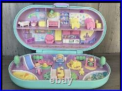 Polly Pocket Bluebird Stampin Playground Nursery Compact With 5 Figures Bear