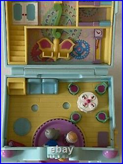 Polly Pocket Bluebird UK Vintage Retired Polly's FunTime Clock 1991 COMPLETE