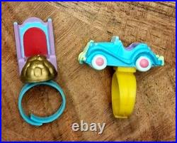 Polly Pocket Bluebird Vintage 30+ Pc Lot Mini Dolls Animals Accessories Figures