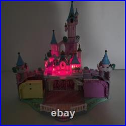 Polly Pocket CINDERELLA Enchanted Light Up CASTLE 1995 Vtg Bluebird with6 figures