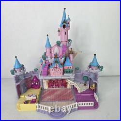 Polly Pocket CINDERELLA Enchanted Light Up CASTLE 1995 Vtg Bluebird with6 figures