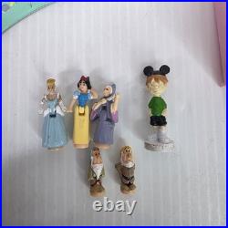 Polly Pocket CINDERELLA Enchanted Light Up CASTLE 1995 Vtg Bluebird with6 figures