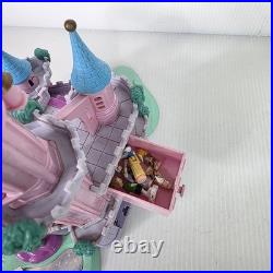 Polly Pocket CINDERELLA Enchanted Light Up CASTLE 1995 Vtg Bluebird with6 figures