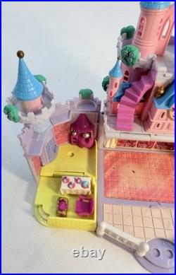 Polly Pocket CINDERELLA Light Up CASTLE 1995 Vintage Bluebird With 7 Figures