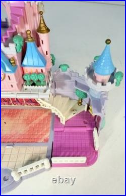 Polly Pocket CINDERELLA Light Up CASTLE 1995 Vintage Bluebird With 7 Figures