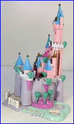 Polly Pocket CINDERELLA Light Up CASTLE 1995 Vintage Bluebird With 7 Figures