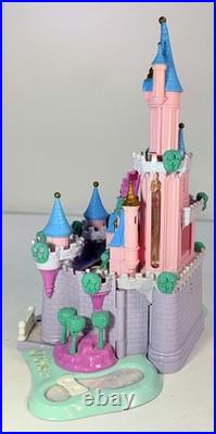 Polly Pocket CINDERELLA Light Up CASTLE 1995 Vintage Bluebird With 7 Figures