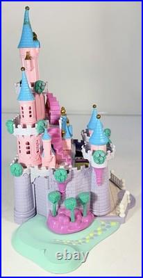 Polly Pocket CINDERELLA Light Up CASTLE 1995 Vintage Bluebird With 7 Figures